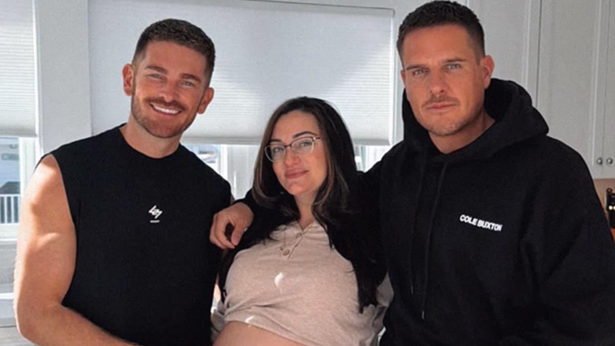 Former In The Style founder Adam Frisby and fiancé Jamie Corbett reveal their baby is due any day as they share sweet final scan snap