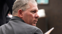 FILE - Former baseball player Lenny Dykstra sits during his sentencing for grand theft auto in Los Angeles, on Dec. 3, 2012. (AP Photo/Nick Ut, File)