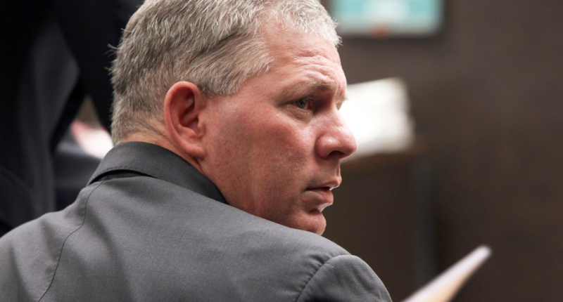 FILE - Former baseball player Lenny Dykstra sits during his sentencing for grand theft auto in Los Angeles, on Dec. 3, 2012. (AP Photo/Nick Ut, File)