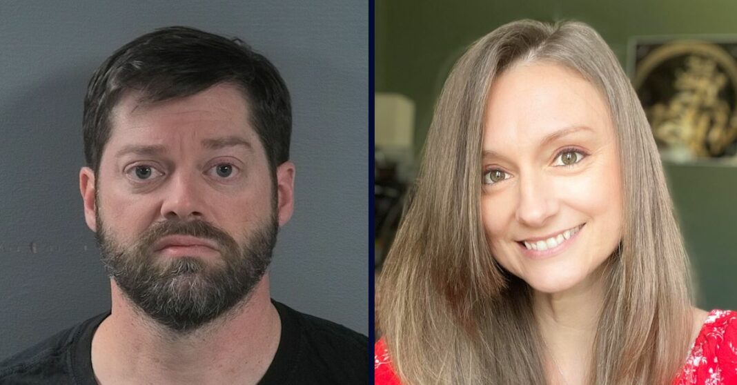 'Help, help me': Man stabbed his scientist wife with kitchen knife to 'put her out of her misery' as his mother 'begged' him to stop, cops say