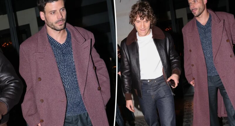 Francois Arnaud hangs with ‘Heated Rivalry’ co-star Connor Storrie after harshly dismissing love life question