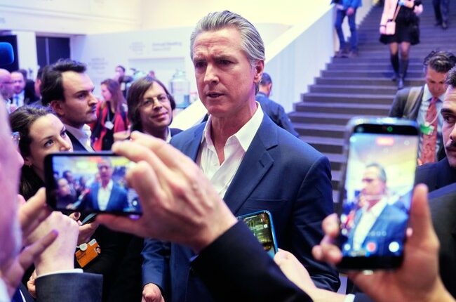 Fresh Humiliation for Gavin Newsom As He’s Barred From USA House Pavilion in Davos