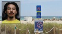 'From ear to ear': Suspect stabbed man on the beach after he wouldn't give him a cigarette or his cellphone, police say