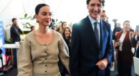 Future first lady? Katy Perry swaps her signature wild style for conservative chic with Justin Trudeau