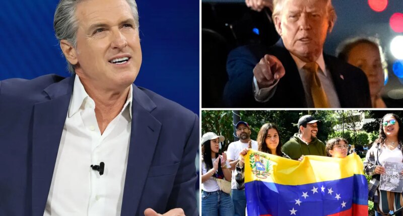 Gavin Newsom slams Donald Trump for Nicolas Maduro arrest