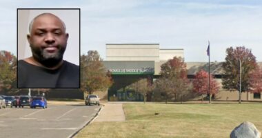'Good f— bye': Man fired gun outside son's middle school when officials wouldn't let him pick the child up, then went on tirade during court appearance, authorities say