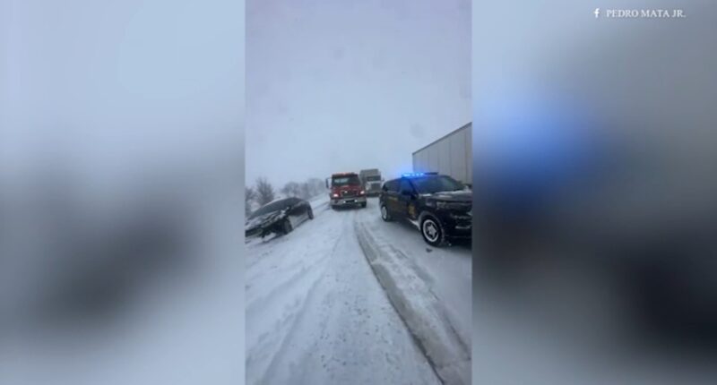 Grand Rapids, MI weather: 100-vehicle pileup crash closes I-196 in Hudsonville, Michigan during icy conditions, police say