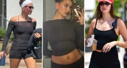 Hailey Bieber keeps wearing this chic activewear brand founded by influencers