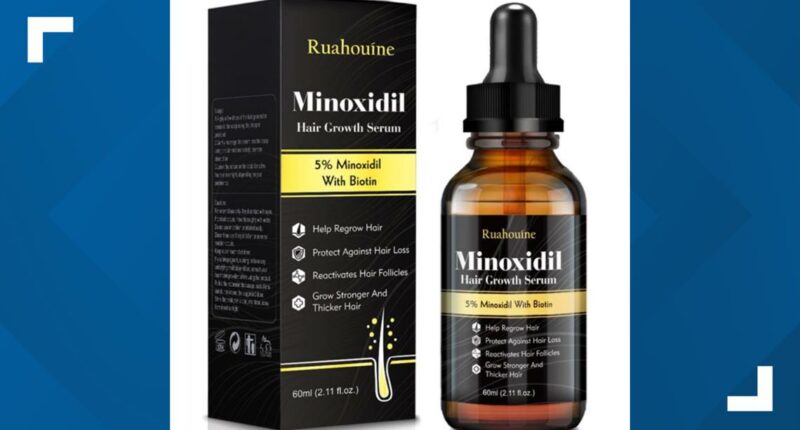 Hair growth treatments recall due to a lack of child-proof packaging