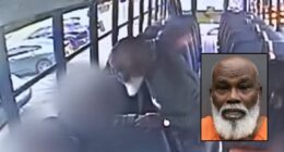 'Harnessed to a bus seat': Autistic 9-year-old gets 'slapped' and 'smacked' by school aide on video while on the way home from class, cops say