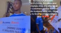“Heartwarming moment as businessman gifts apprentice a shop, ₦30M after years of service