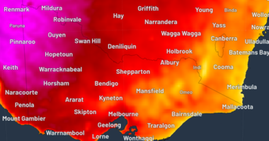 Temperatures could surpass the mid 40s in parts of Victoria on Tuesday.