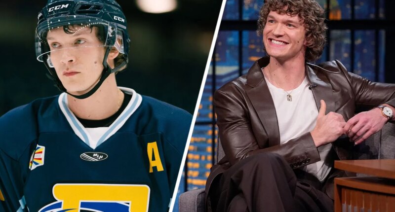 How to watch 'Heated Rivalry' star Connor Storrie on 'Late Night with Seth Meyers' for free
