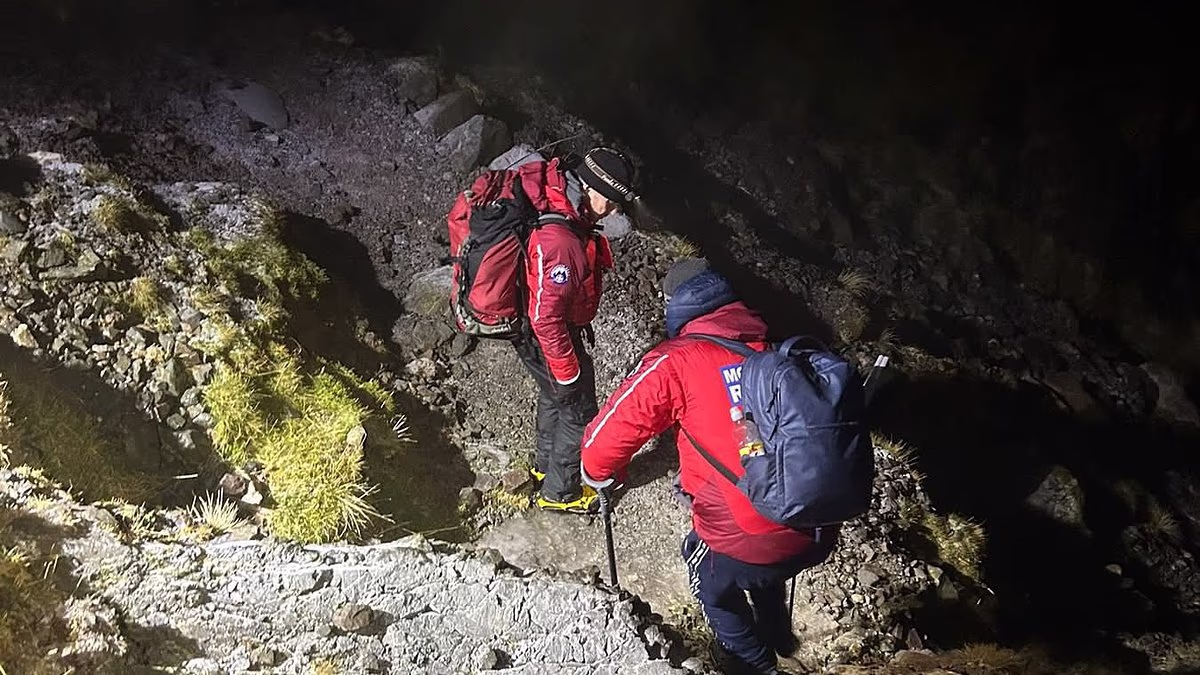 Hunt to find two rescued walkers 'who fled hotel without paying'