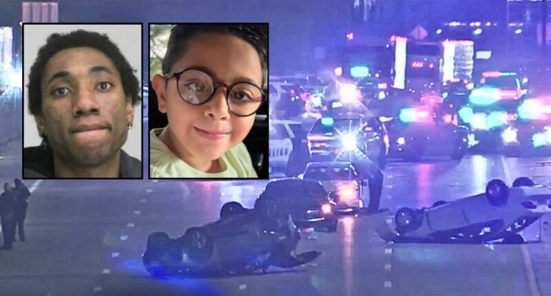 'I lost my leg': 7-year-old mangled and missing limb after drunk driver slams into family's car, ejecting the boy from vehicle and hurling him 60 feet, cops say