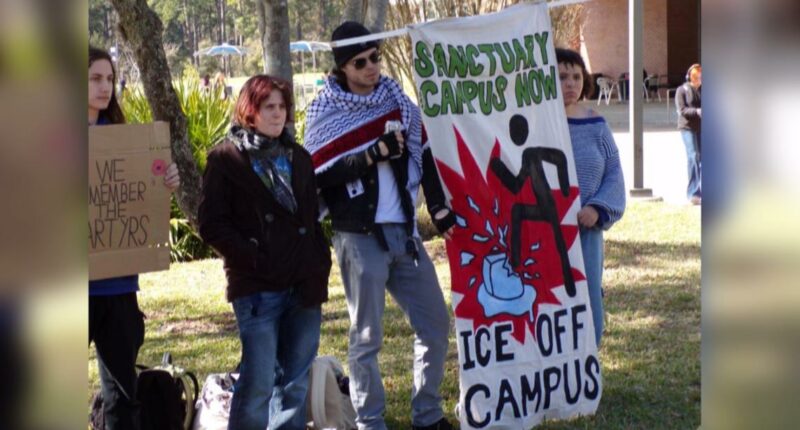 'ICE is not welcome here': UNF students demand 'sanctuary campus' amid immigration tension