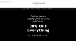After a slow decline, Fletcher Jones announced to customers on its website the remainder of its outlets would close.