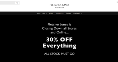 After a slow decline, Fletcher Jones announced to customers on its website the remainder of its outlets would close.