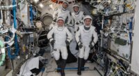 In first medical evacuation, NASA sends 4 astronauts back to Earth