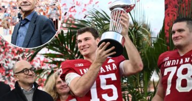 Indiana announcer shades ESPN host Paul Finebaum during Rose Bowl