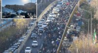 Iranian protesters bring regime to halt as fury soars over cost of living