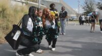 Jacksonville Jaguars fans rally at Riverfront Plaza for playoff showdown against Buffalo Bills