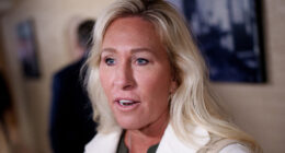 Jarring Pics Of Marjorie Taylor Greene Prove Her Makeup Shouldn't Be Captured Up Close