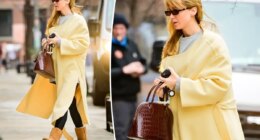 Jennifer Lawrence pairs her $33K alligator purse with Uggs