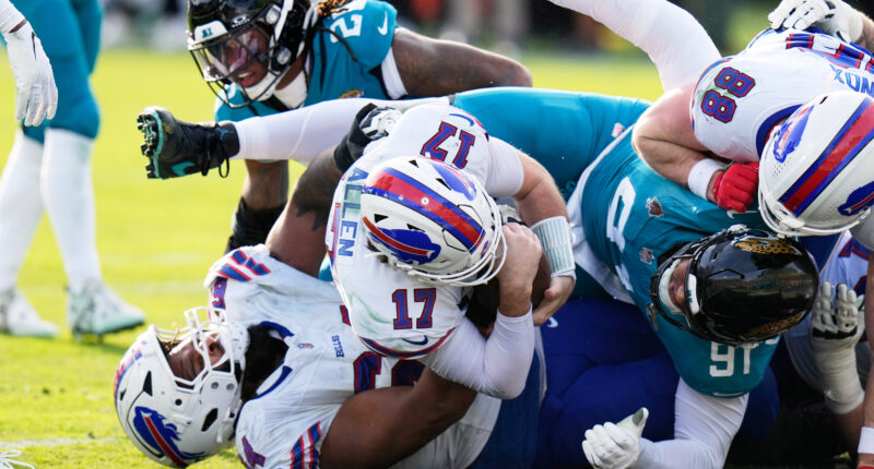 Josh Allen leads Bills over Jags 27-24 for Buffalo's first road playoff victory in 33 years