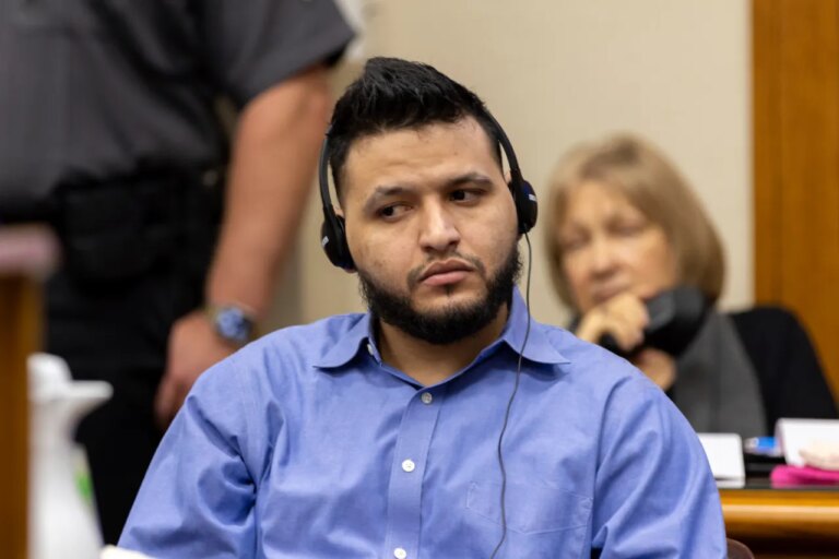FILE - Jose Ibarra appears at his trial at the Athens-Clarke County Superior Court, on Nov. 19, 2024, in Athens, Ga. (Arvin Temkar/Atlanta Journal-Constitution via AP, Pool)