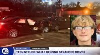 'Just wanted to stop and help': Teen may never walk again after being crushed between 2 cars by driver while jump-starting stranger's vehicle, family says