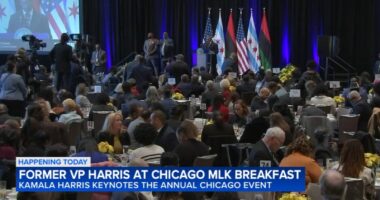 Kamala Harris, Chicago news: Ex-VP, Mayor Brandon Johnson join MLK interfaith breakfast honoring Dr. Martin Luther King Jr.