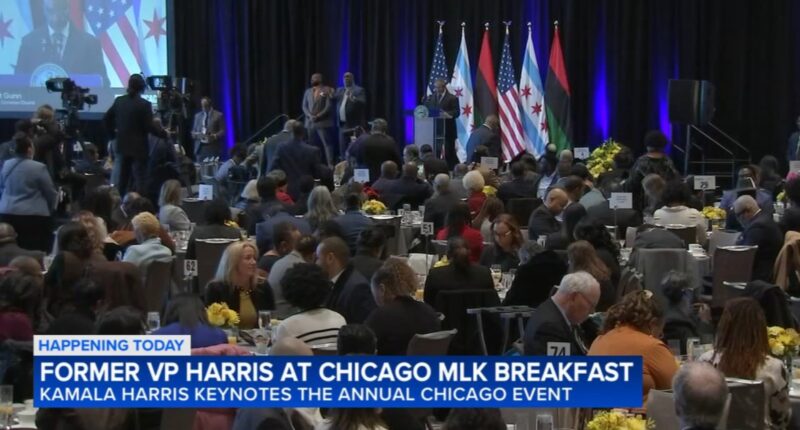 Kamala Harris, Chicago news: Ex-VP, Mayor Brandon Johnson join MLK interfaith breakfast honoring Dr. Martin Luther King Jr.