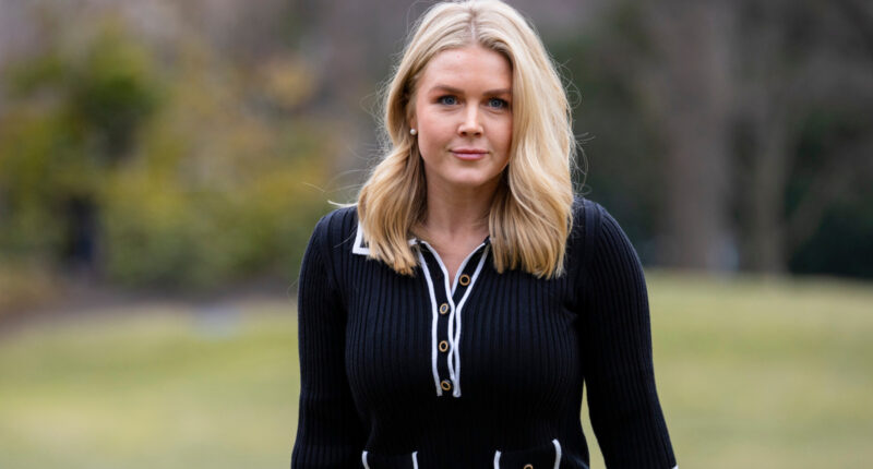 Karoline Leavitt's Sickly Pink 'Fit Gives Major Harry Potter Vibes (& Not In A Good Way)