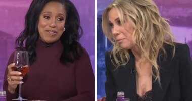 Kathie Lee Gifford reacts to Sheinelle Jones crying on the first episode of 'Today With Jenna & Sheinelle': "You're a pretty crier… Let's drink"