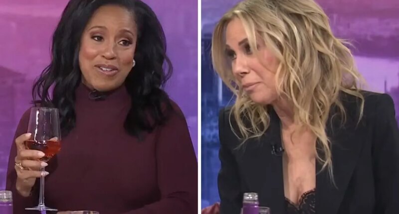 Kathie Lee Gifford reacts to Sheinelle Jones crying on the first episode of 'Today With Jenna & Sheinelle': "You're a pretty crier… Let's drink"