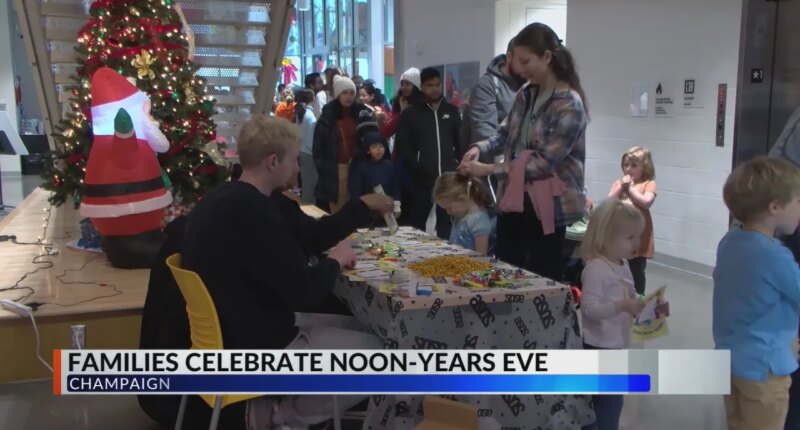 Kids celebrate ‘Noon-Years Eve’ with the Champaign Park District