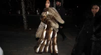 Kim Kardashian Struts Her Stuff in Head-to-Toe Fur Days After Being Called Out By Animal Rights Group