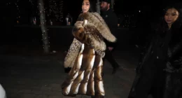 Kim Kardashian Struts Her Stuff in Head-to-Toe Fur Days After Being Called Out By Animal Rights Group