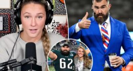 Kylie Kelce drools over husband Jason Kelce’s new polished look