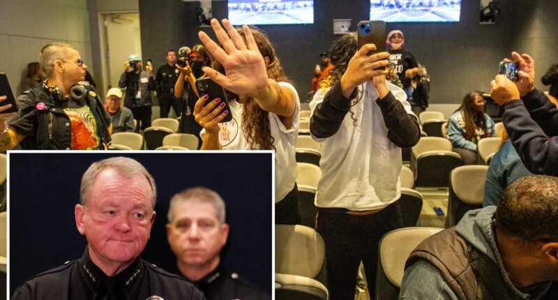 LAPD chief slams ‘vile’ mob that shut down police commission — says they're silencing the public