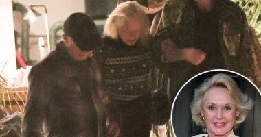 Legendary actress Tippi Hedren, 96, makes a rare public appearance to celebrate her birthday with family