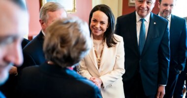 Machado says she presented Trump with her Nobel Peace Prize during meeting