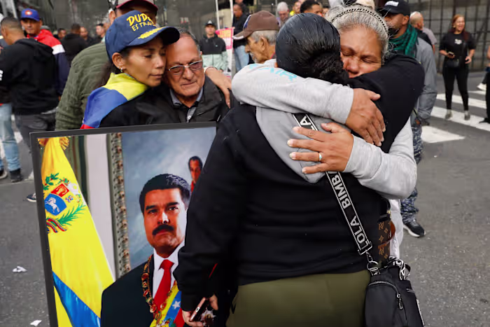 Maduro arrives in US after stunning capture in operation that Trump says will let US 'run' Venezuela
