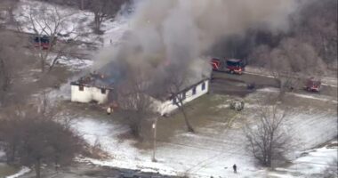Massive Ford Heights fire destroys True Light Temple of Praise on Drexel Avenue; workers inside escape safely: Cook County sheriff