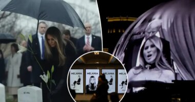Melania Trump shows off Amazon movie at White House with black-tie screening, complete with custom popcorn tubs