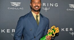 Michael B. Jordan wins Icon Award at Palm Springs Film Awards, reveals ‘Sinners’ props he took home