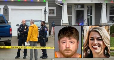 'My dad is shooting my mom!': Mother blasted by husband in front of kids with .380 as payback for kicking him out of the house for cheating, cops say