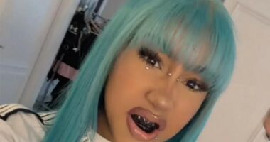 NORTH WEST SHOWS OFF BRIDGE PIERCING AND 106-CARAT DIAMOND NECKLACE IN NEW VIDEO