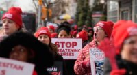 NYC hospital warns striking nurses they'll lose health benefits as work stoppage drags on